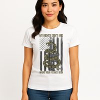 My Rights Don't End Where Your Feelings Begin Womens T-Shirt
