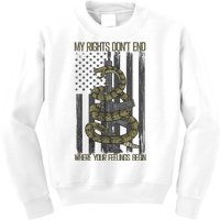 My Rights Don't End Where Your Feelings Begin Kids Sweatshirt