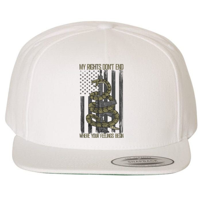 My Rights Don't End Where Your Feelings Begin Wool Snapback Cap