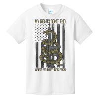 My Rights Don't End Where Your Feelings Begin Kids T-Shirt