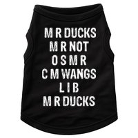 M R Ducks M R Not O S M R C M Wings Duck Lover Funny Duck Doggie Tank
