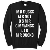 M R Ducks M R Not O S M R C M Wings Duck Lover Funny Duck Sweatshirt