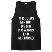 M R Ducks M R Not O S M R C M Wings Duck Lover Funny Duck PosiCharge Competitor Tank