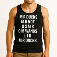 M R Ducks M R Not O S M R C M Wings Duck Lover Funny Duck Tank Top