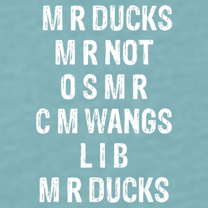 M R Ducks M R Not O S M R C M Wings Duck Lover Funny Duck Sueded Cloud Jersey T-Shirt