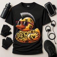 Mohawk Rubber Duck Punk Rock Rocker Performance Shirt