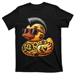 Mohawk Rubber Duck Punk Rock Rocker T-Shirt