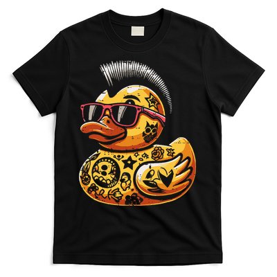 Mohawk Rubber Duck Punk Rock Rocker T-Shirt
