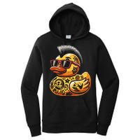 Mohawk Rubber Duck Punk Rock Rocker Women's Pullover Hoodie