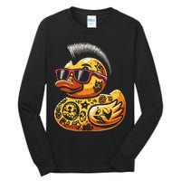 Mohawk Rubber Duck Punk Rock Rocker Tall Long Sleeve T-Shirt