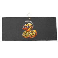 Mohawk Rubber Duck Punk Rock Rocker Large Microfiber Waffle Golf Towel