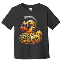 Mohawk Rubber Duck Punk Rock Rocker Toddler T-Shirt