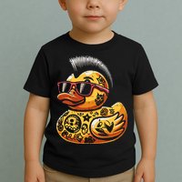 Mohawk Rubber Duck Punk Rock Rocker Toddler T-Shirt