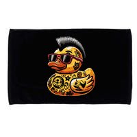 Mohawk Rubber Duck Punk Rock Rocker Microfiber Hand Towel