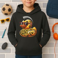 Mohawk Rubber Duck Punk Rock Rocker Kids Hoodie