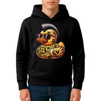 Mohawk Rubber Duck Punk Rock Rocker Kids Hoodie