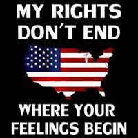 My Rights DonT End Where Your Feelings Begin Mousepad