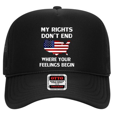 My Rights DonT End Where Your Feelings Begin Trucker Hat