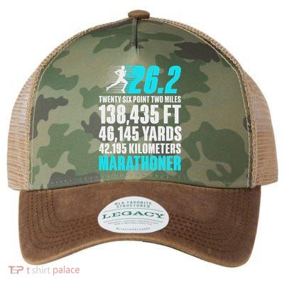 Marathon Running Design For Men Women 26.2 Marathon Runner Legacy Tie Dye Trucker Hat