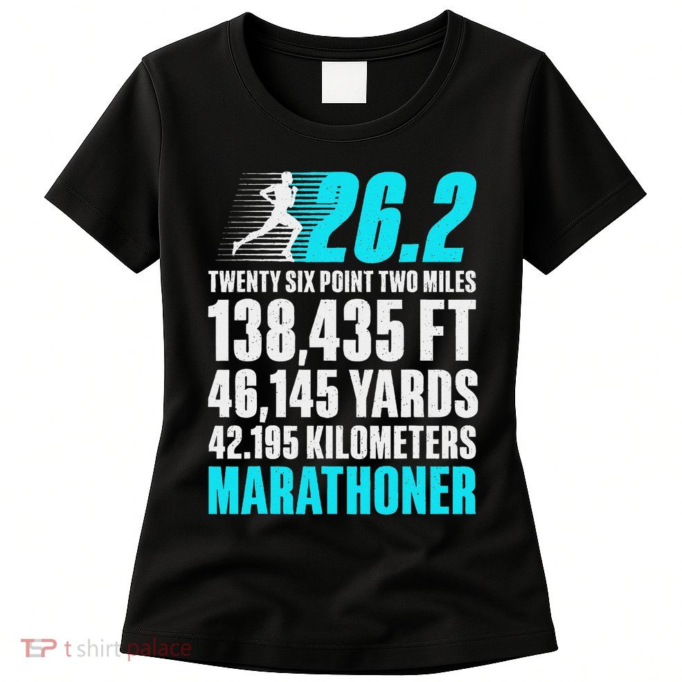 Marathon Running Design For Men Women 26.2 Marathon Runner Womens T-Shirt