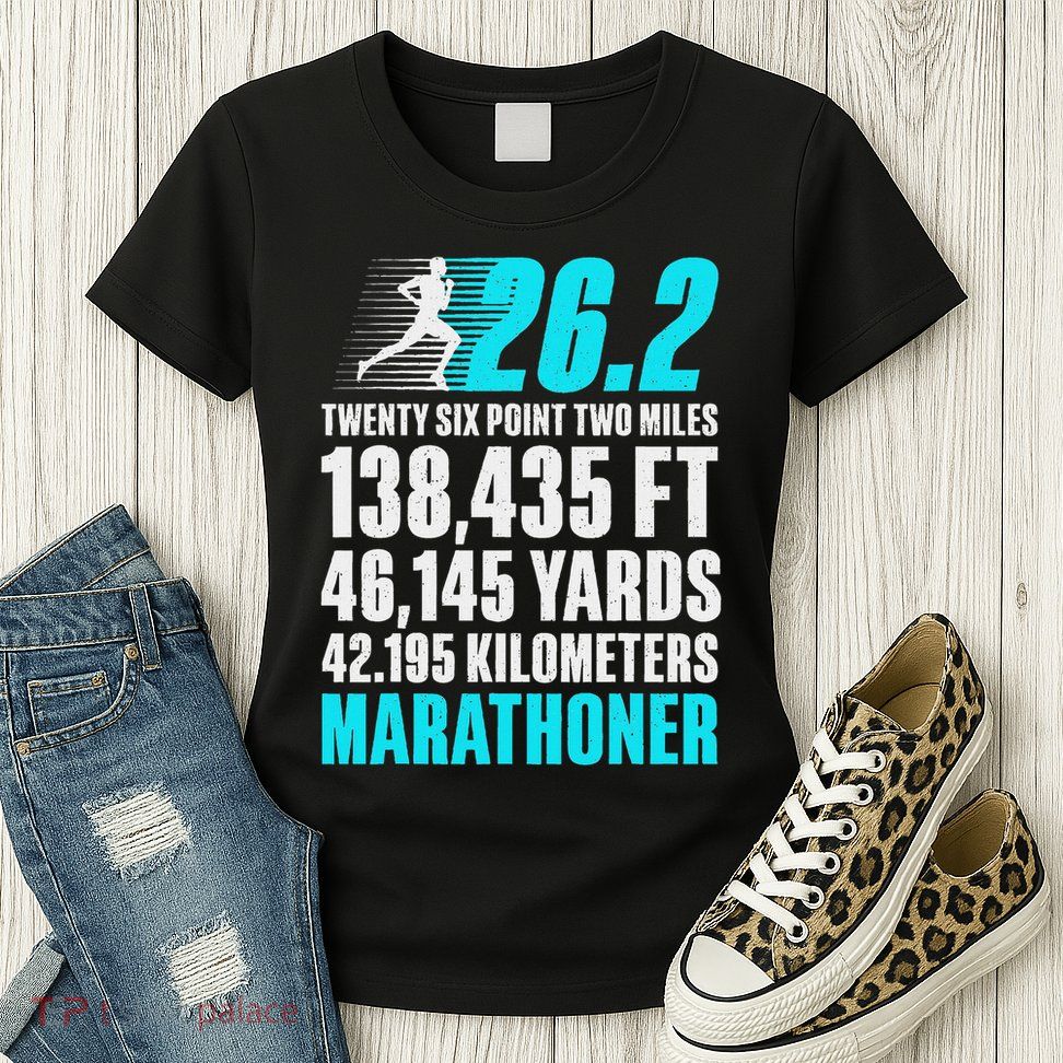 Marathon Running Design For Men Women 26.2 Marathon Runner Womens T-Shirt