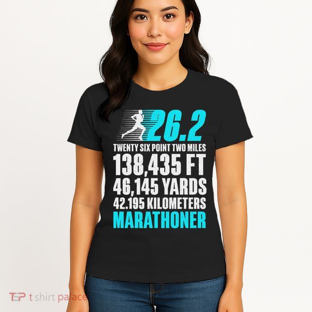 Marathon Running Design For Men Women 26.2 Marathon Runner Womens T-Shirt