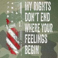 My Rights DonT End Where Your Feelings Begin Legacy Tie Dye Trucker Hat