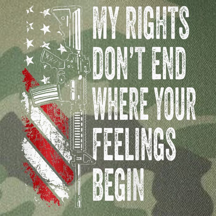 My Rights DonT End Where Your Feelings Begin Legacy Tie Dye Trucker Hat