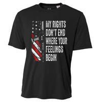 My Rights DonT End Where Your Feelings Begin Cooling Performance Crew T-Shirt