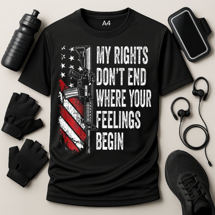My Rights DonT End Where Your Feelings Begin Performance Shirt