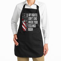 My Rights DonT End Where Your Feelings Begin Apron