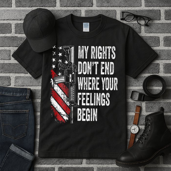 My Rights DonT End Where Your Feelings Begin Tall T-Shirt