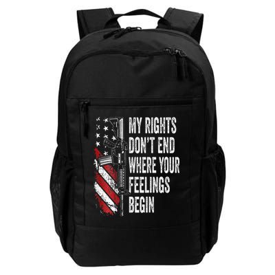 My Rights DonT End Where Your Feelings Begin Backpack