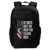My Rights DonT End Where Your Feelings Begin Backpack