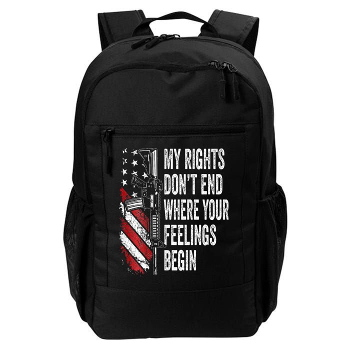 My Rights DonT End Where Your Feelings Begin Backpack