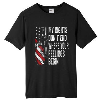 My Rights DonT End Where Your Feelings Begin Tall Fusion ChromaSoft Performance T-Shirt