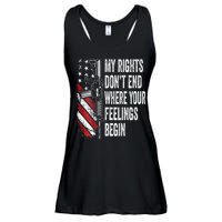 My Rights DonT End Where Your Feelings Begin Ladies Essential Flowy Tank
