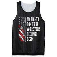 My Rights DonT End Where Your Feelings Begin Mesh Reversible Basketball Jersey Tank