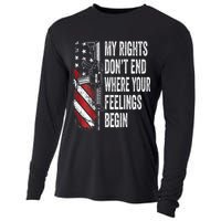 My Rights DonT End Where Your Feelings Begin Cooling Performance Long Sleeve Crew