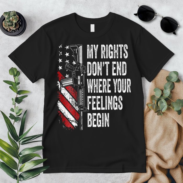 My Rights DonT End Where Your Feelings Begin Premium T-Shirt