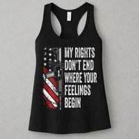 My Rights DonT End Where Your Feelings Begin Womens Tank Top