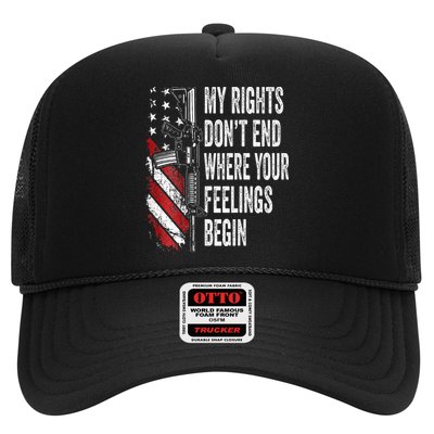 My Rights DonT End Where Your Feelings Begin Trucker Hat