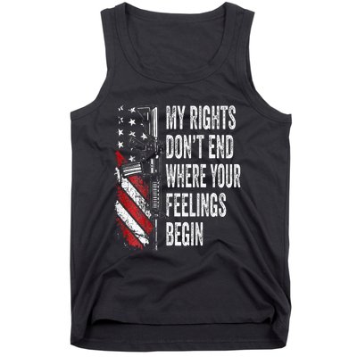 My Rights DonT End Where Your Feelings Begin Tank Top