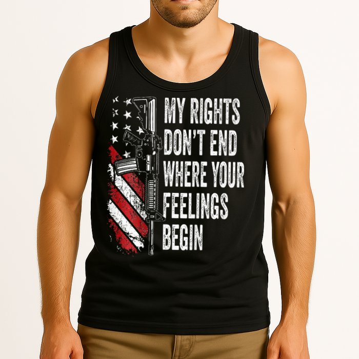 My Rights DonT End Where Your Feelings Begin Tank Top