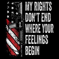 My Rights DonT End Where Your Feelings Begin Tank Top