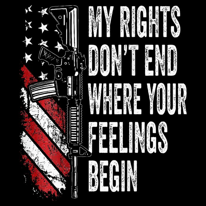 My Rights DonT End Where Your Feelings Begin Toddler T-Shirt