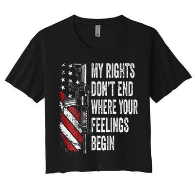 My Rights DonT End Where Your Feelings Begin Crop Top
