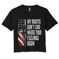 My Rights DonT End Where Your Feelings Begin Crop Top