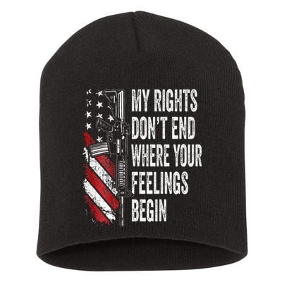 My Rights DonT End Where Your Feelings Begin Short Acrylic Beanie