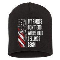 My Rights DonT End Where Your Feelings Begin Short Acrylic Beanie
